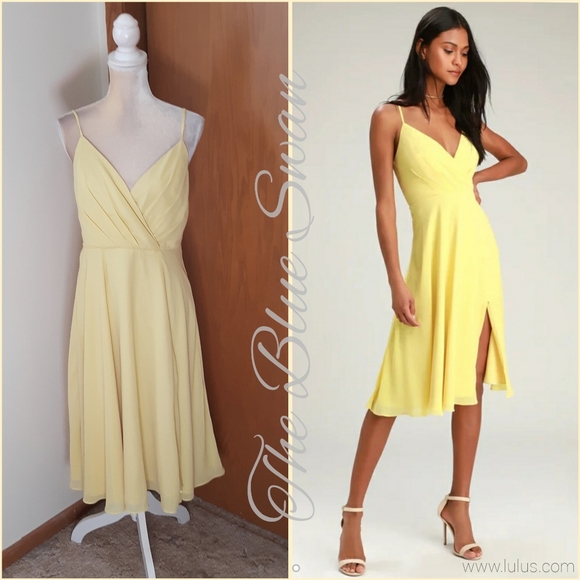 pale yellow dresses